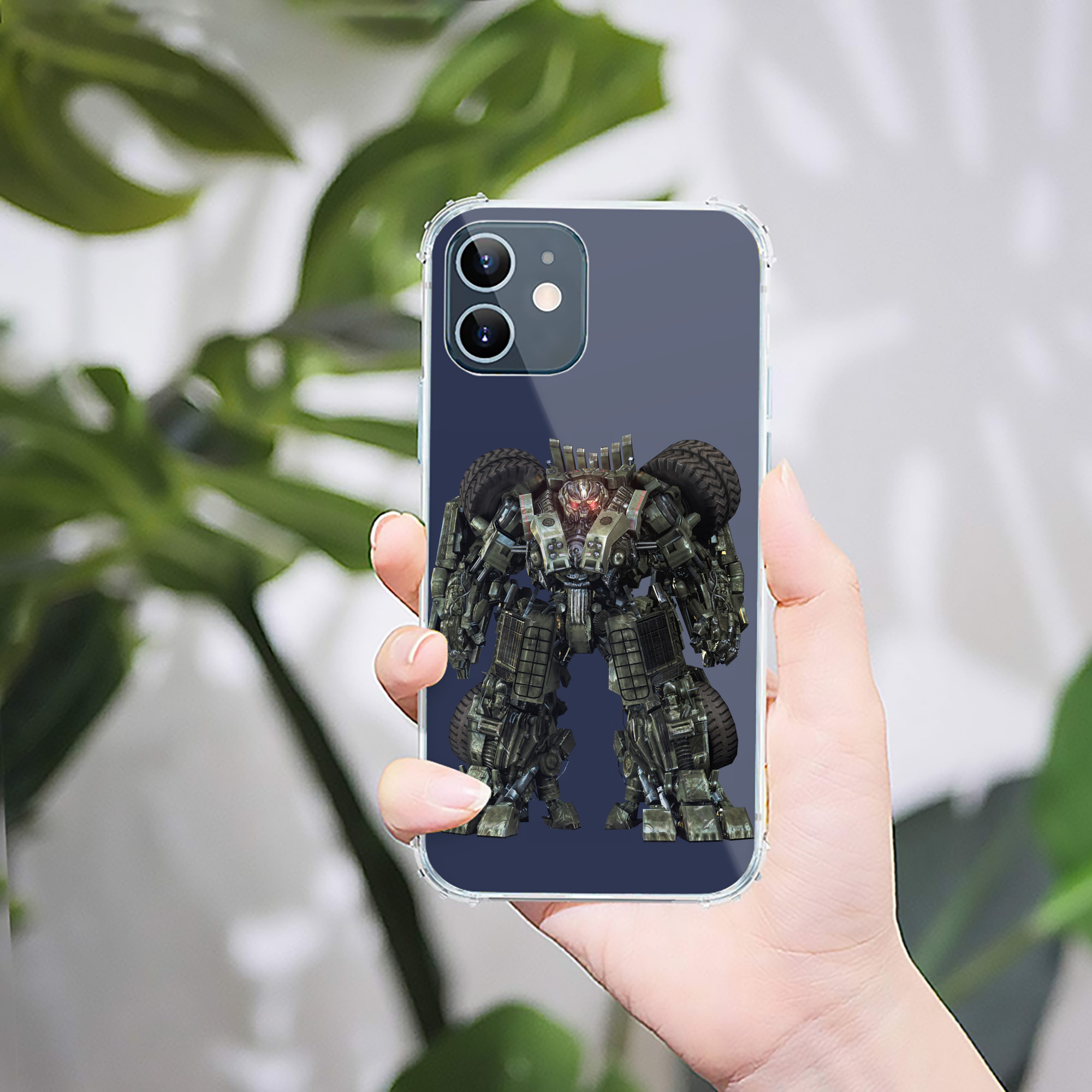 （画像用） Transformers トランスフォーマー 【iPhone 12シリーズ対応】透明スマホケース（クリアソフトケース）